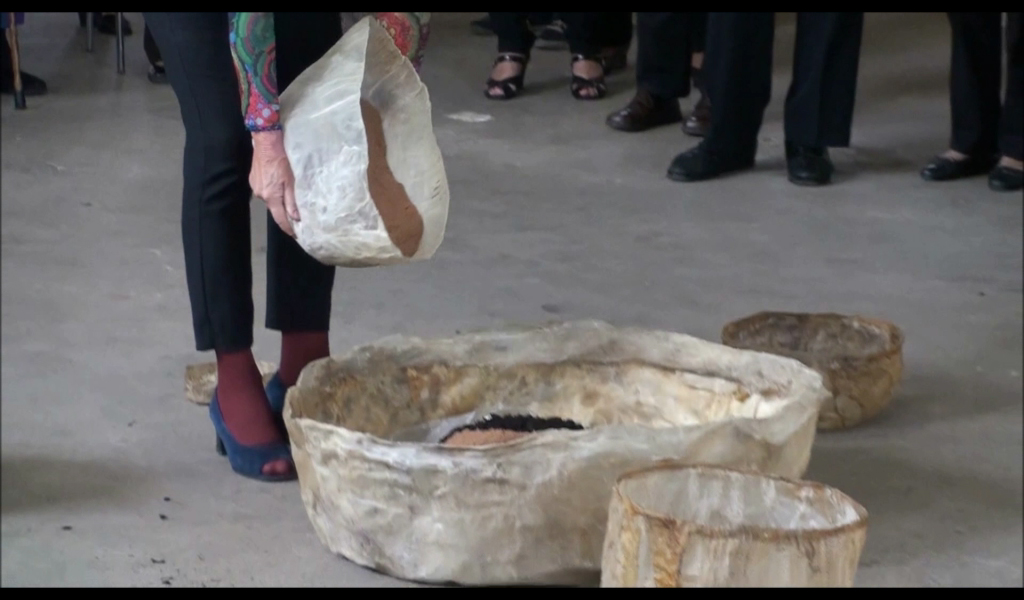 "Zirkulation"&nbsp;Vernissage Ausstellung "Kokons" in der Kopp'schen Schuhfabrik Pirmasens 2014